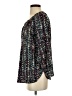 Willi Smith 100% Polyester Black 3/4 Sleeve Blouse Size S - photo 5