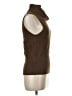 Splendid Solid Pink Brown Sweater Vest Size M - photo 4
