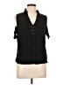 Bebe 100% Rayon Black Sleeveless Blouse Size L - photo 1