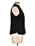 Bebe 100% Rayon Black Sleeveless Blouse Size L - photo 4