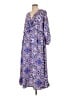 Marion 100% Polyester Paisley Purple Casual Dress Size L - photo 1