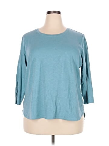 KIRKLAND Signature 3/4 Sleeve T-Shirt (view 1)