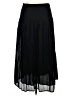 Apostrophe 100% Cotton Solid Black Formal Skirt Size 16 - photo 2