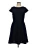 En Focus Studio 100% Polyester Chevron-herringbone Blue Casual Dress Size 12 - photo 1