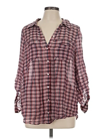 Joie 3/4 Sleeve Button-Down Shirt (view 1)