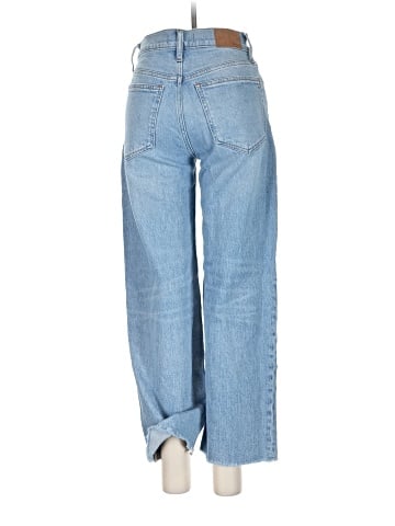 Madewell The Perfect Vintage Wide-Leg Crop Jean in Altoona Wash: Raw-Hem Edition (view 2)