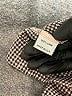 bryn WALKER 100% Linen Houndstooth Gray Long Sleeve Blouse Size S (estimated) - photo 8