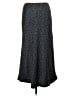 Vetta Polka Dots Gray Casual Skirt Size M - photo 2