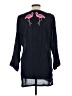 Barbara Gerwit 100% Rayon Animal Print Graphic Pink Black 3/4 Sleeve Blouse Size L - photo 2