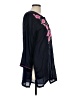 Barbara Gerwit 100% Rayon Animal Print Graphic Pink Black 3/4 Sleeve Blouse Size L - photo 4