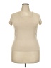 Apostrophe Tan Short Sleeve Turtleneck Size 18 - photo 1