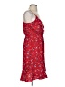 Dex 100% Polyester Floral Red Casual Dress Size XS - photo 4