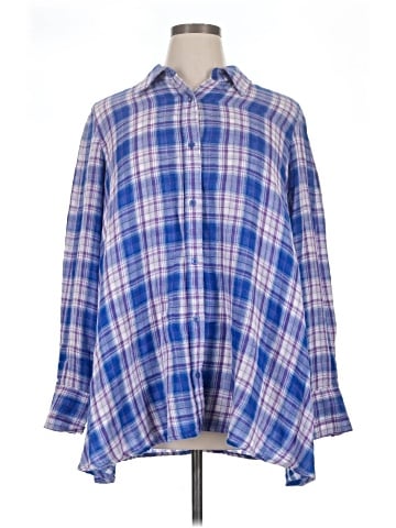 Allen B. by Allen Schwartz Long Sleeve Button-Down Shirt (view 1)