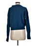 Free People 100% Cashmere Solid Blue Cashmere Pullover Sweater Size M - photo 2
