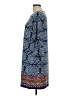 Max Studio Paisley Blue Casual Dress Size L - photo 5