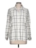 Barbour Plaid Silver Long Sleeve Button-Down Shirt Size 10 - photo 1