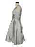 Alfred Sung 100% Polyester Silver Cocktail Dress Size 4 - photo 5