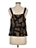 DKNY 100% Polyester Gold Sleeveless Blouse Size M - photo 2