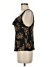 DKNY 100% Polyester Gold Sleeveless Blouse Size M - photo 5