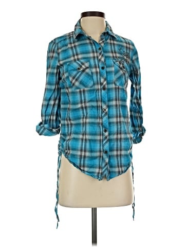 Cato 3/4 Sleeve Button-Down Shirt (view 1)