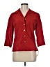 Doncaster Collection 100% Cotton Red 3/4 Sleeve Button-Down Shirt Size 6 - photo 1