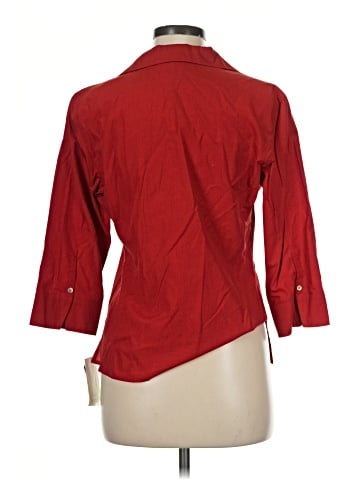 Doncaster Collection 3/4 Sleeve Button-Down Shirt (view 2)