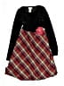 Jenny & Me Argyle Black Dress Size 14 - photo 1