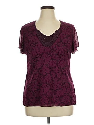 Apt. 9 Short Sleeve Blouse (view 1)