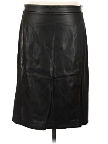 Ann Taylor Factory Faux Leather Skirt (view 1)