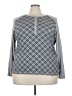 Chaps 100% Cotton Gray Long Sleeve Henley Size 3X - photo 1