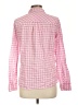 J.Crew Checkered-gingham Pink Long Sleeve Button-Down Shirt Size 10 - photo 2