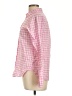 J.Crew Checkered-gingham Pink Long Sleeve Button-Down Shirt Size 10 - photo 5