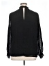 DR2 100% Polyester Black Long Sleeve Blouse Size XL - photo 2