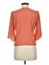 1.State 100% Polyester Orange 3/4 Sleeve Blouse Size M - photo 2
