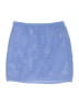 Madewell 100% Cotton Chevron-herringbone Blue Skort Size L - photo 1