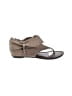 BP. 100% Leather Gray Sandals Size 10 - photo 1