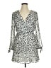 Great Jones 100% Polyester Animal Print Silver Casual Dress Size XL - photo 1