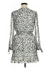 Great Jones 100% Polyester Animal Print Silver Casual Dress Size XL - photo 2
