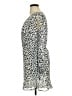 Great Jones 100% Polyester Animal Print Silver Casual Dress Size XL - photo 5