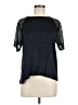 Rebecca Taylor Black Short Sleeve Blouse Size 6 - photo 1