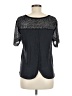 Rebecca Taylor Black Short Sleeve Blouse Size 6 - photo 2