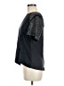 Rebecca Taylor Black Short Sleeve Blouse Size 6 - photo 5