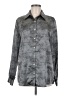 Fun2Fun 100% Polyester Print Gray Long Sleeve Blouse Size M - photo 1
