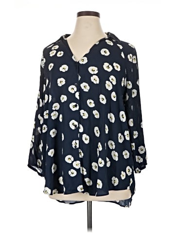 CAbi 3/4 Sleeve Blouse (view 1)