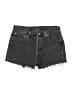 Levi's 100% Cotton Hearts Black Denim Shorts Size 31 waist - photo 1