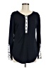 Amaryllis Blue Long Sleeve Top Size M - photo 1