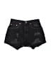 Levi's 100% Cotton Hearts Black Denim Shorts Size 27 waist - photo 1