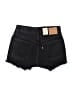 Levi's 100% Cotton Hearts Black Denim Shorts Size 27 waist - photo 2