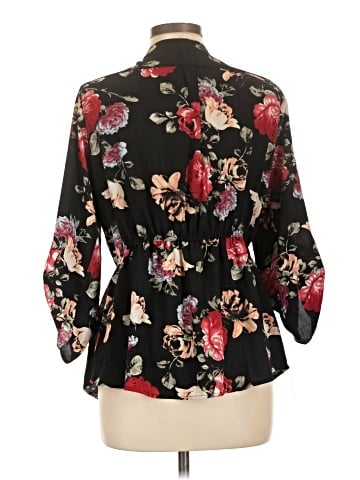 J for Justify 3/4 Sleeve Blouse (view 2)