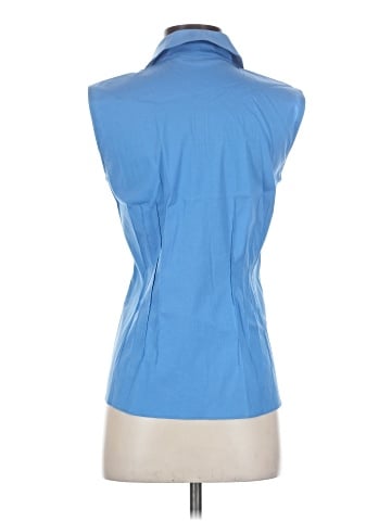 Lafayette 148 New York Sleeveless Button-Down Shirt (view 2)